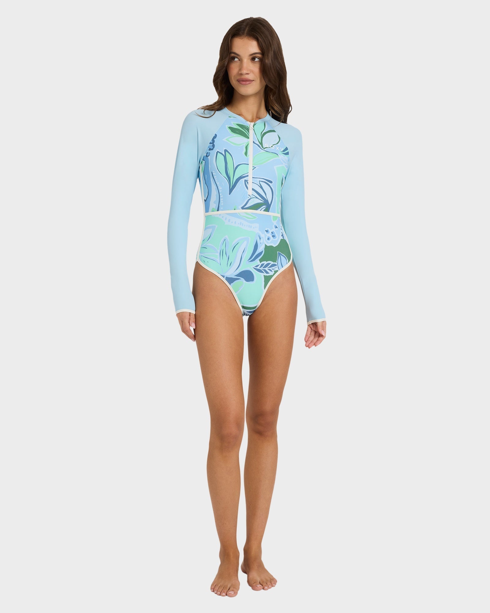 Womens Botanic Active Long Sleeve One Piece Rash Vest