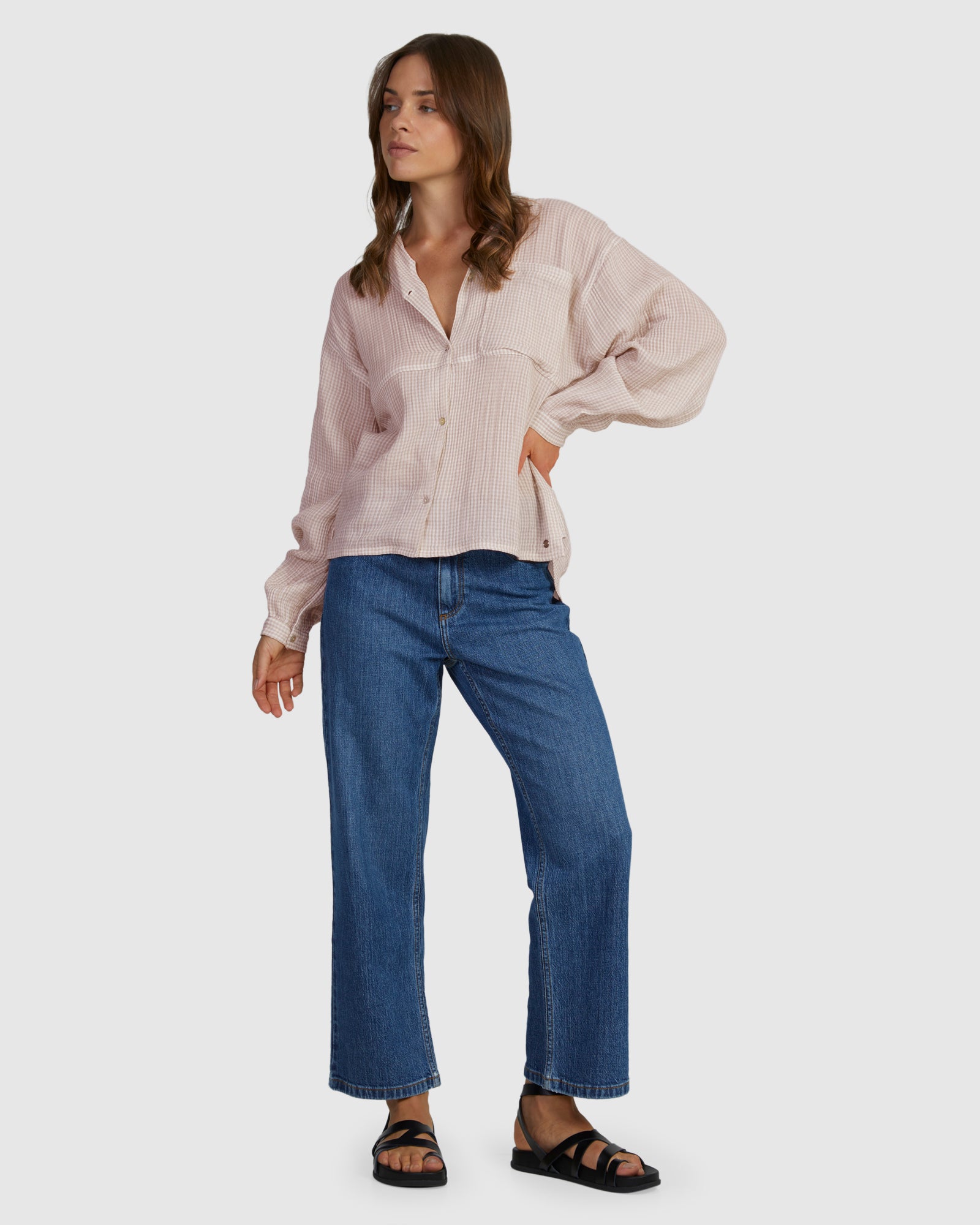 Womens Chasing Sun Days Long Sleeve Shirt