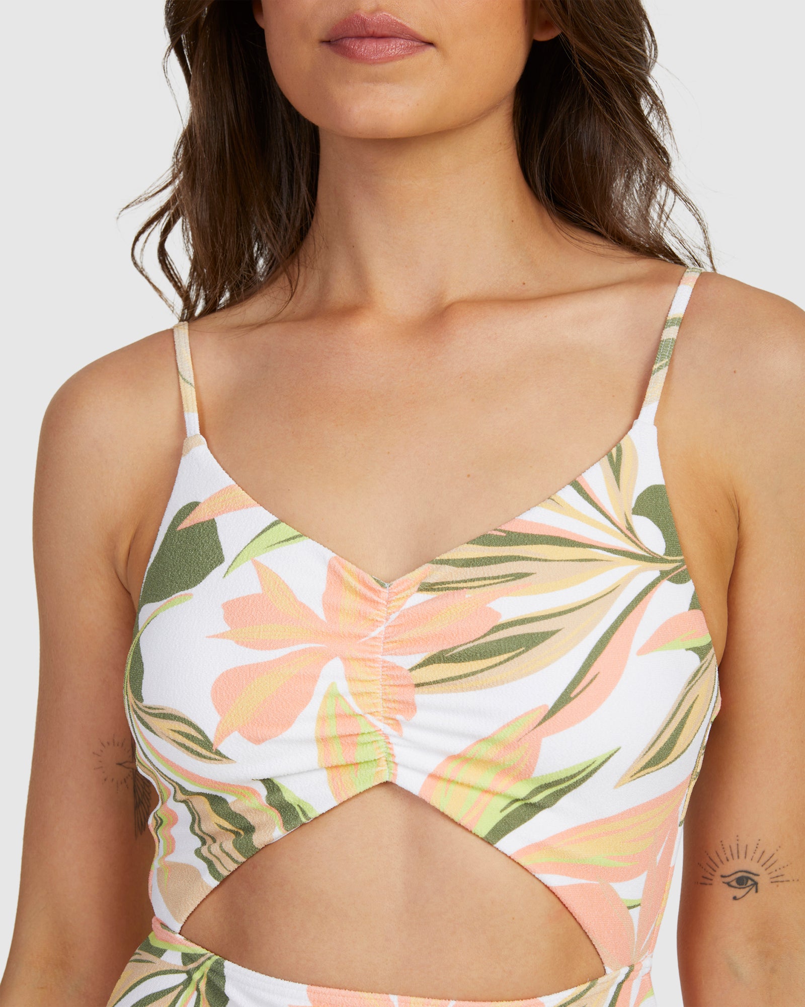 Womens Subtly Salty Fashion  One Piece Swimsuit