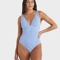 Womens Gingham One Piece Swimsuit