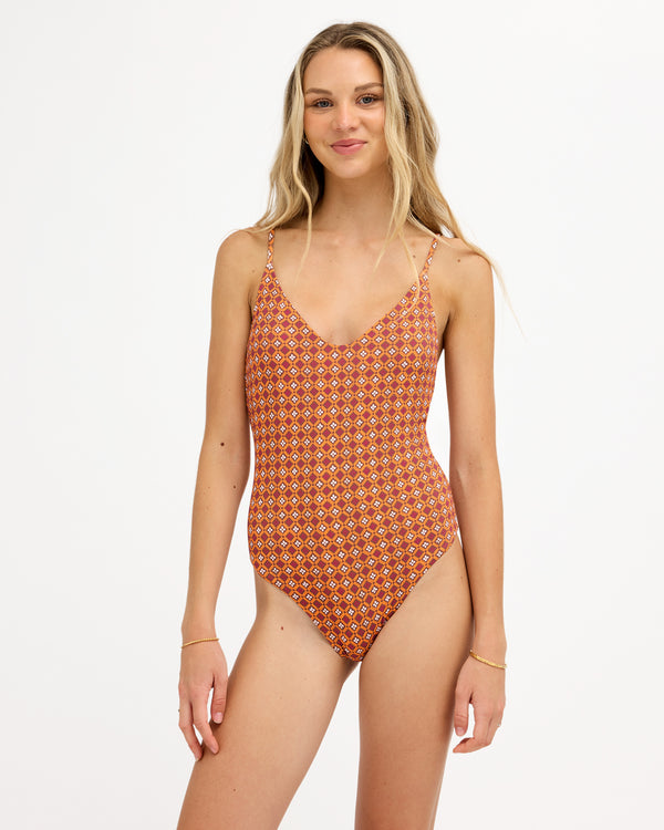 Womens Aurora Mod One Piece Swimsuit