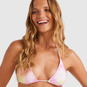 Womens Hollow Trees Tiki Tri Bikini Top