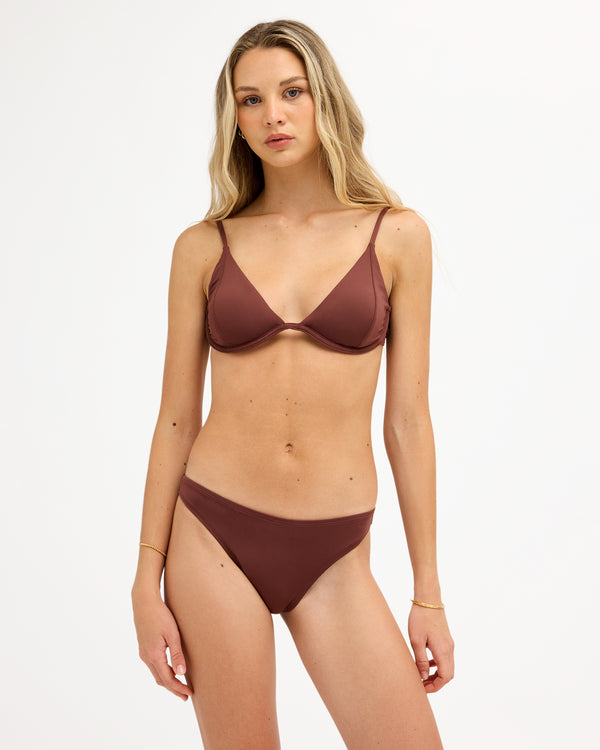 Womens Beach Classics Underwire Tri Bikini Top