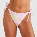 Womens Hollow Trees Tie-Side Bikini Bottom