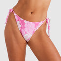 Womens Hollow Trees Tie-Side Bikini Bottom