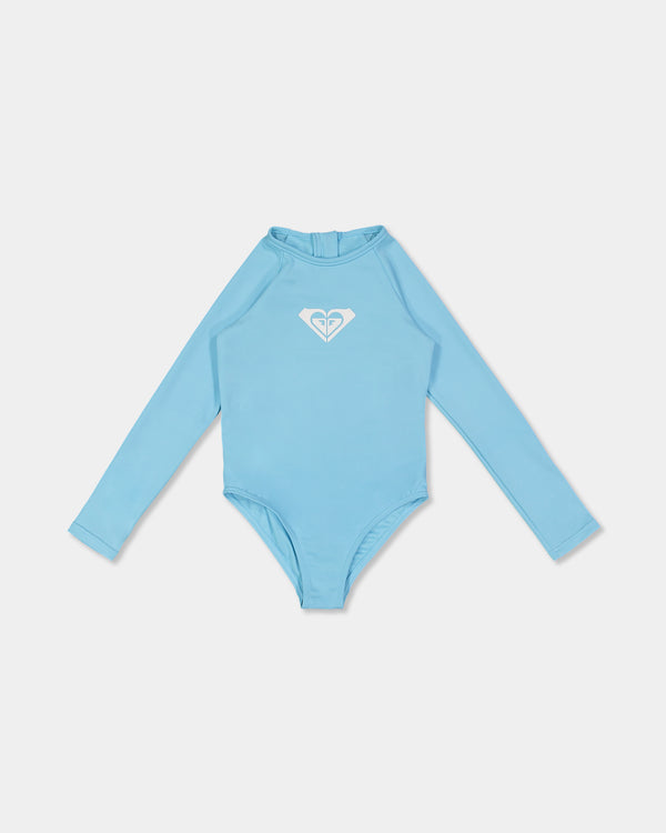 Girls 2-7 Tiny Tides Long Sleeve One Piece Swimsuit